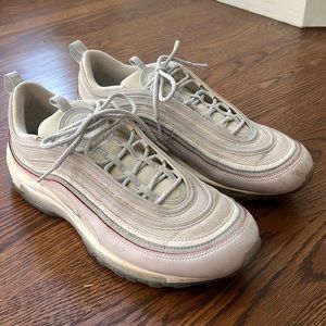 Pink and White Men’s Nike Air Max 97s
